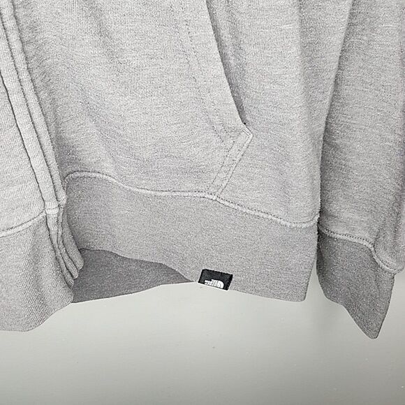 THE NORTH FACE MEN'S FULL ZIP PATCHES HOODIE Gray MENS S SMALL A3MCB - Picture 4 of 7